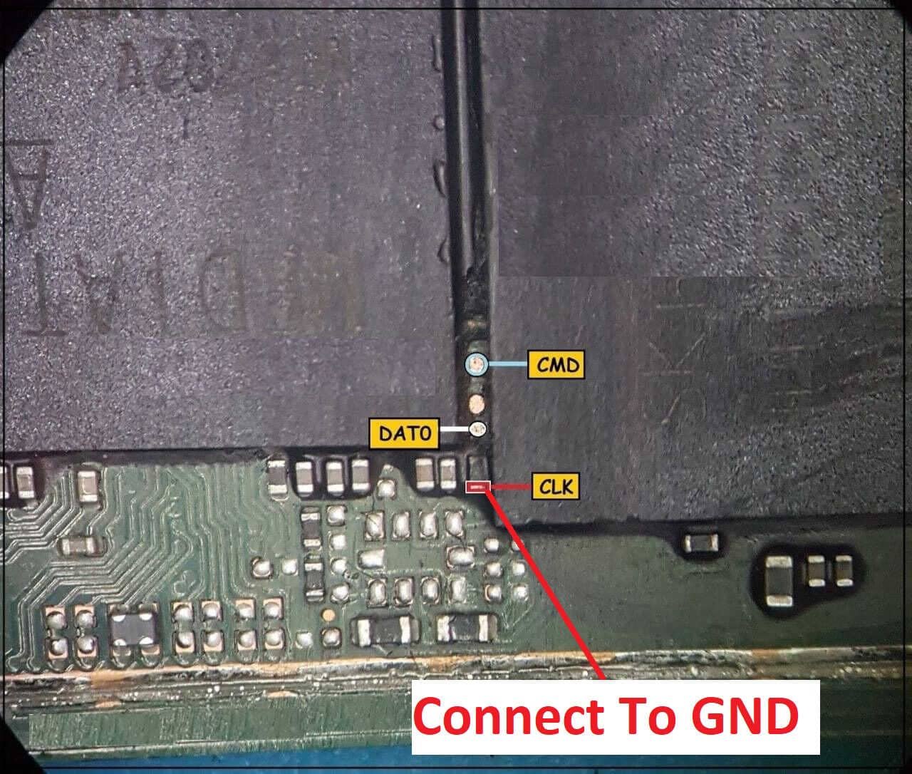 Vivo Y12 Test Point / EDL Point